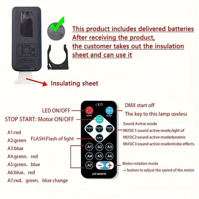 Star Galaxy Projector Lamp – USB, Remote Control & Auto Rotating Moon Light