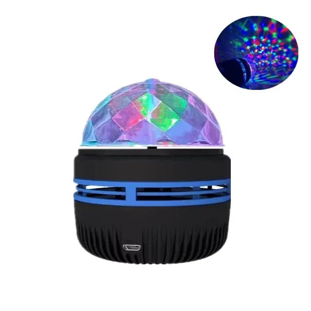 Star Galaxy Projector Lamp – USB, Remote Control & Auto Rotating Moon Light