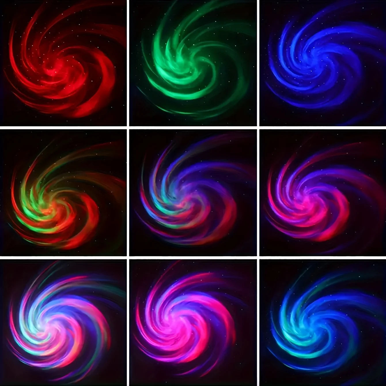 Star Galaxy Projector Lamp – USB, Remote Control & Auto Rotating Moon Light
